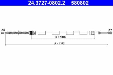 Trose, Stāvbremžu sistēma ATE 24.3727-0802.2 1