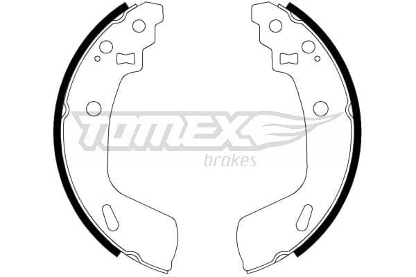 Bremžu loku komplekts TOMEX Brakes TX 23-14 1