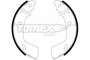 Bremžu loku komplekts TOMEX Brakes TX 23-14 1