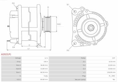 Ģenerators AS-PL A2022(P) 5