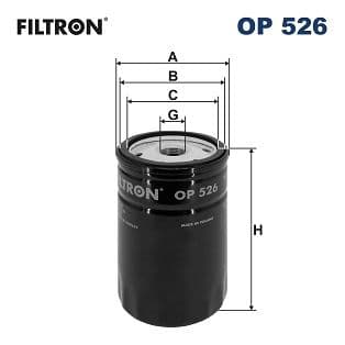 Eļļas filtrs FILTRON OP 526 1