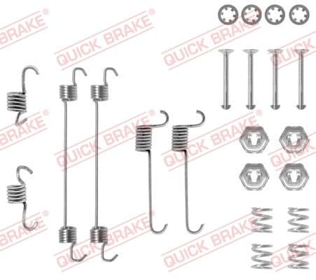 Piederumu komplekts, Bremžu loki QUICK BRAKE 105-0650 1