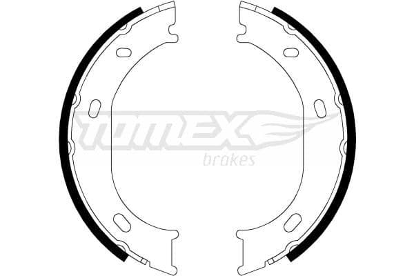 Bremžu loku komplekts TOMEX Brakes TX 21-17 1