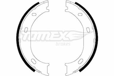 Bremžu loku komplekts TOMEX Brakes TX 21-17 1