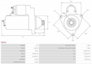 Starteris AS-PL S6029 5