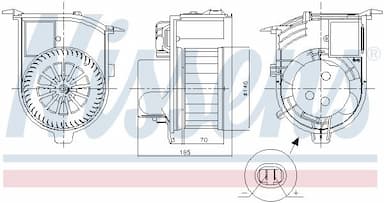 Salona ventilators NISSENS 87843 5