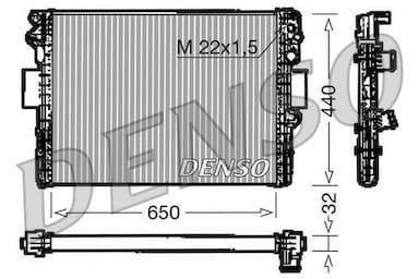 Radiators, Motora dzesēšanas sistēma DENSO DRM12005 1