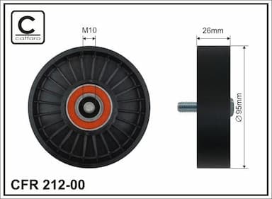 Parazīt-/Vadrullītis, Ķīļrievu siksna CAFFARO 212-00 1