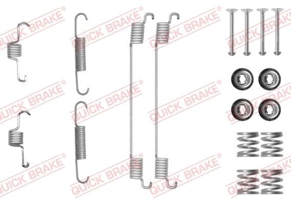 Piederumu komplekts, Bremžu loki QUICK BRAKE 105-0889 1