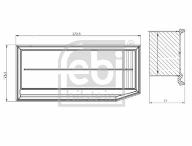 Gaisa filtrs FEBI BILSTEIN 174599 3