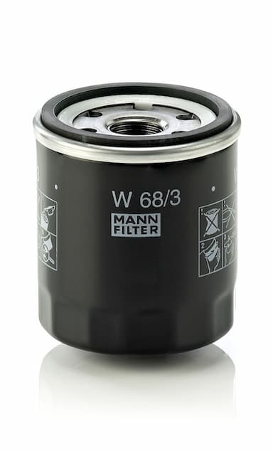 Eļļas filtrs MANN-FILTER W 68/3 1