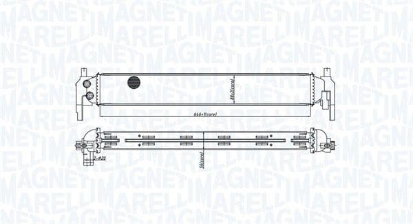 Radiators, Motora dzesēšanas sistēma MAGNETI MARELLI 350213166800 1