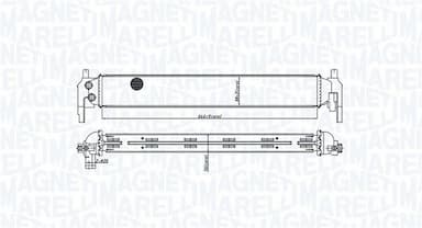 Radiators, Motora dzesēšanas sistēma MAGNETI MARELLI 350213166800 1