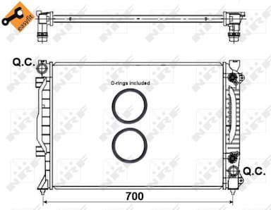 Radiators, Motora dzesēšanas sistēma NRF 53444 5