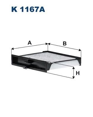 Filtrs, Salona telpas gaiss FILTRON K 1167A 1