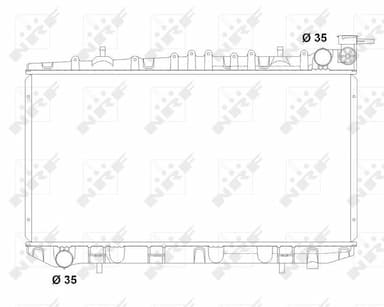 Radiators, Motora dzesēšanas sistēma NRF 503497 4