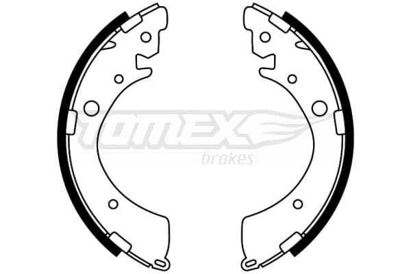 Bremžu loku komplekts TOMEX Brakes TX 22-40 1