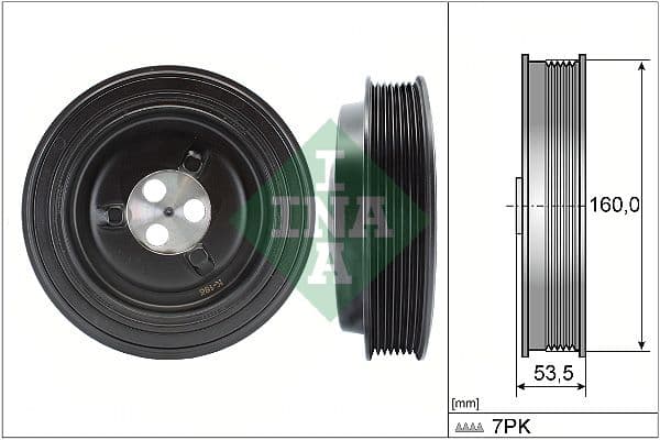 Piedziņas skriemelis, Kloķvārpsta Schaeffler INA 544 0132 10 1