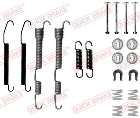 Piederumu komplekts, Bremžu loki QUICK BRAKE 105-0761 1