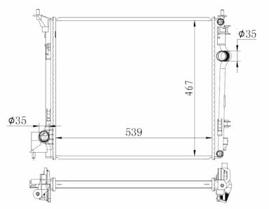 Radiators, Motora dzesēšanas sistēma NRF 59271 1