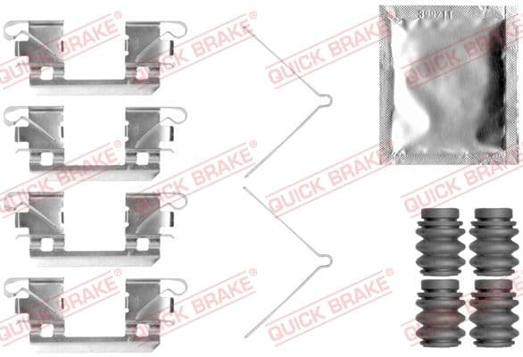 Piederumu komplekts, Disku bremžu uzlikas QUICK BRAKE 109-0113 1