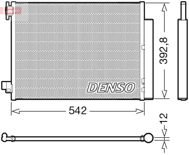 Kondensators, Gaisa kond. sistēma DENSO DCN37004 1