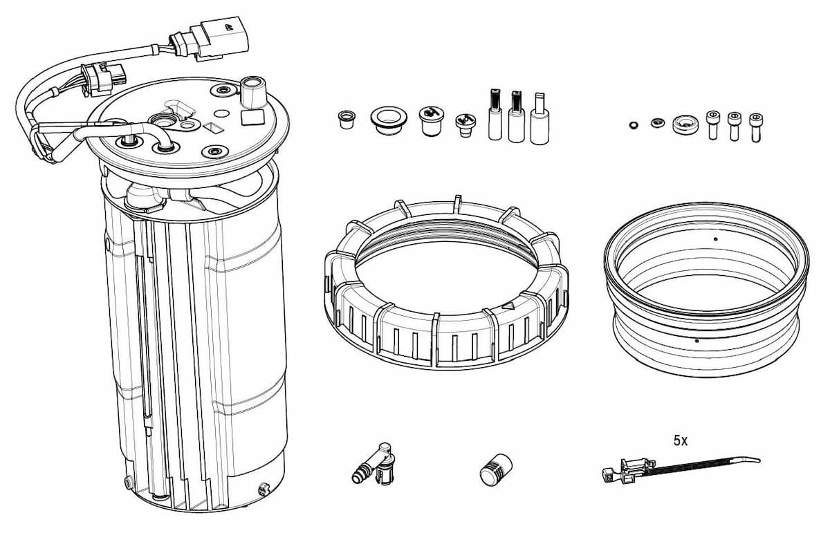 Apsilde, Tvertne (Karbamīda iesmidzināšana) BOSCH F 01C 600 239 1