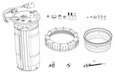 Apsilde, Tvertne (Karbamīda iesmidzināšana) BOSCH F 01C 600 239 1