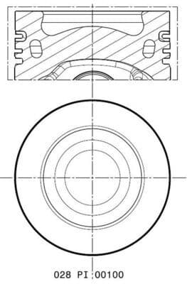 Virzulis MAHLE 028 PI 00100 000 1