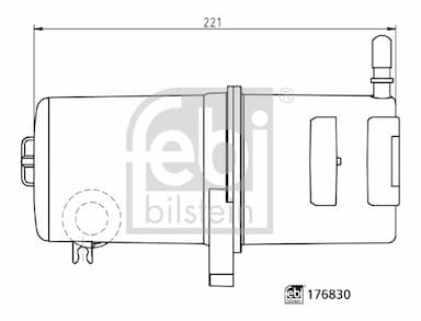 Degvielas filtrs FEBI BILSTEIN 176830 3