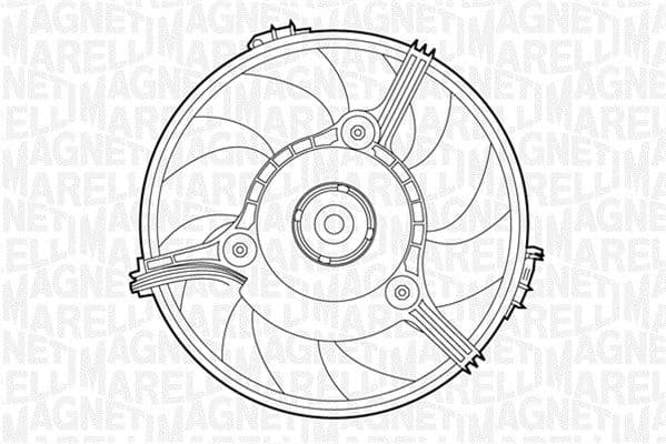 Ventilators, Motora dzesēšanas sistēma MAGNETI MARELLI 069422263010 1