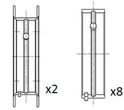 Kloķvārpstas gultnis FAI AutoParts BM1037-STD 1