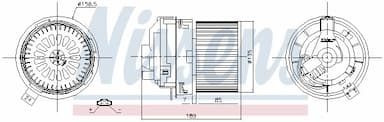 Salona ventilators NISSENS 87360 6