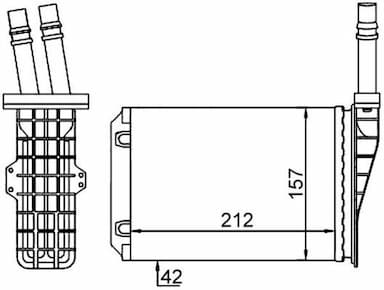 Siltummainis, Salona apsilde MAHLE AH 209 000S 1