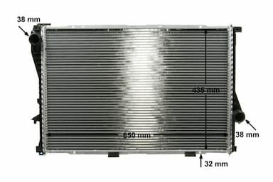 Radiators, Motora dzesēšanas sistēma MAHLE CR 295 000P 11