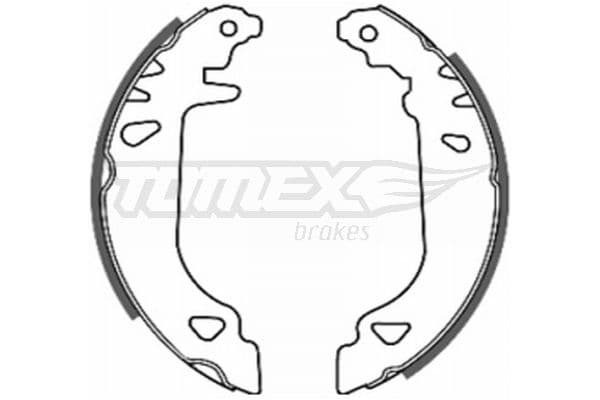 Bremžu loku komplekts TOMEX Brakes TX 20-19 1