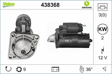 Starteris VALEO 438368 1