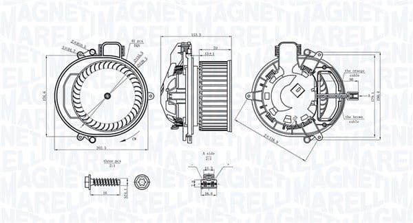 Salona ventilators MAGNETI MARELLI 069412722010 1