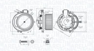 Salona ventilators MAGNETI MARELLI 069412722010 1