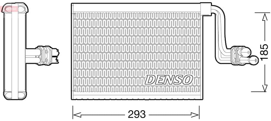 Iztvaikotājs, Gaisa kondicionēšanas sistēma DENSO DEV05002 1