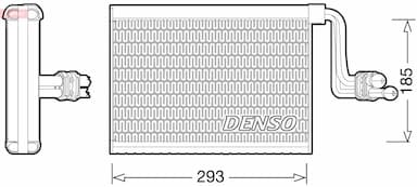 Iztvaikotājs, Gaisa kondicionēšanas sistēma DENSO DEV05002 1