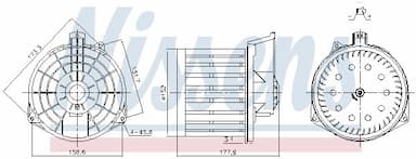 Salona ventilators NISSENS 87549 1