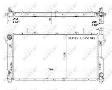 Radiators, Motora dzesēšanas sistēma NRF 56020 5