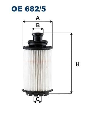 Eļļas filtrs FILTRON OE 682/5 1