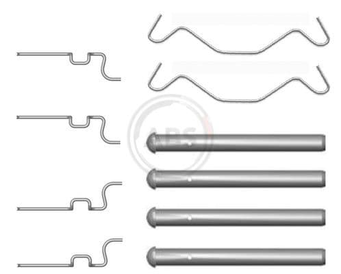 Piederumu komplekts, Disku bremžu uzlikas A.B.S. 1683Q 1