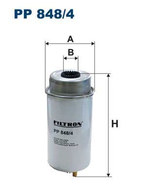 Degvielas filtrs FILTRON PP 848/4 1