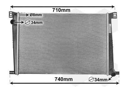 Radiators, Motora dzesēšanas sistēma VAN WEZEL 06002356 1