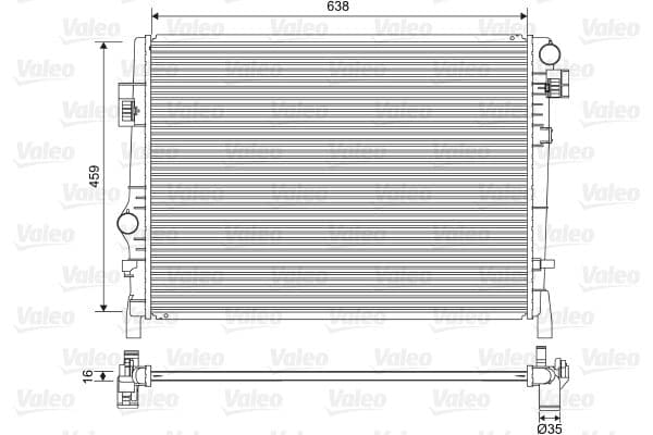 Radiators, Motora dzesēšanas sistēma VALEO 701553 1