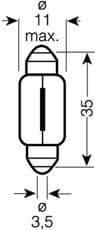 Kvēlspuldze ams-OSRAM 6418ULT 2