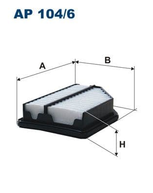 Gaisa filtrs FILTRON AP 104/6 1